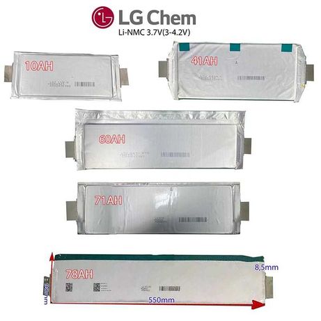 NMC LG Аккумуляторы LG-chem LGX e60 60A 3.7V LGX.com.ua