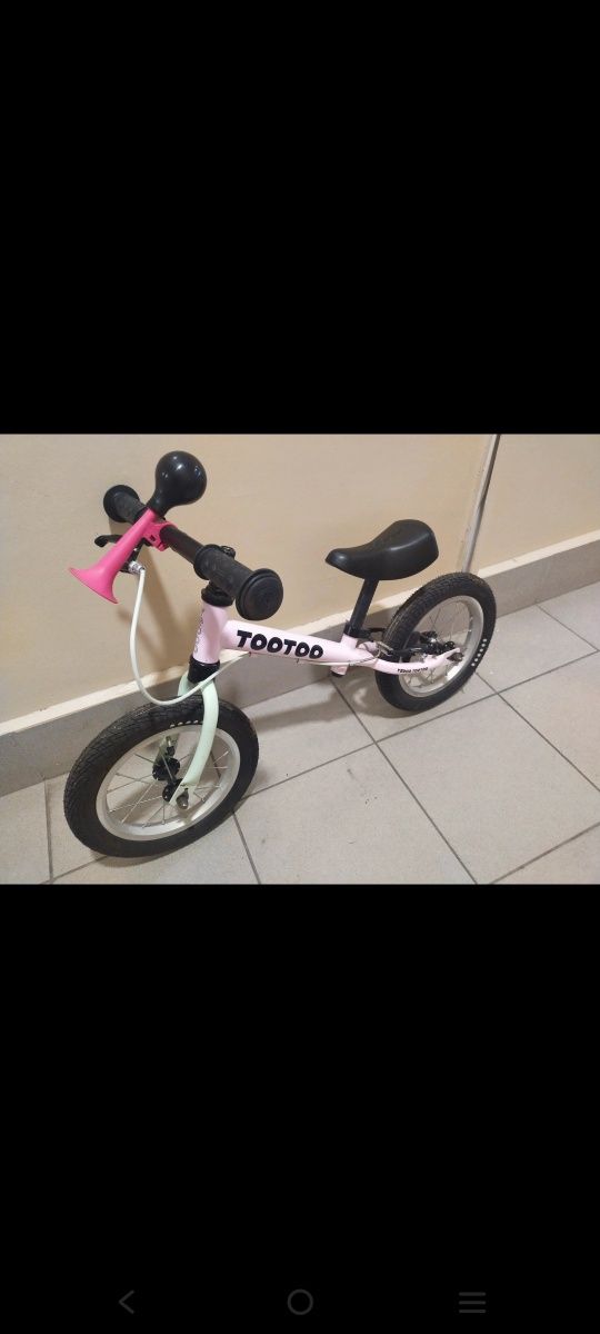Rowerek biegowy TooToo różowy