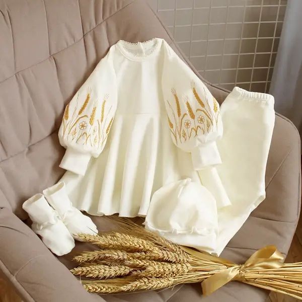 Набір для хрещення/ 74 см для дівчинки