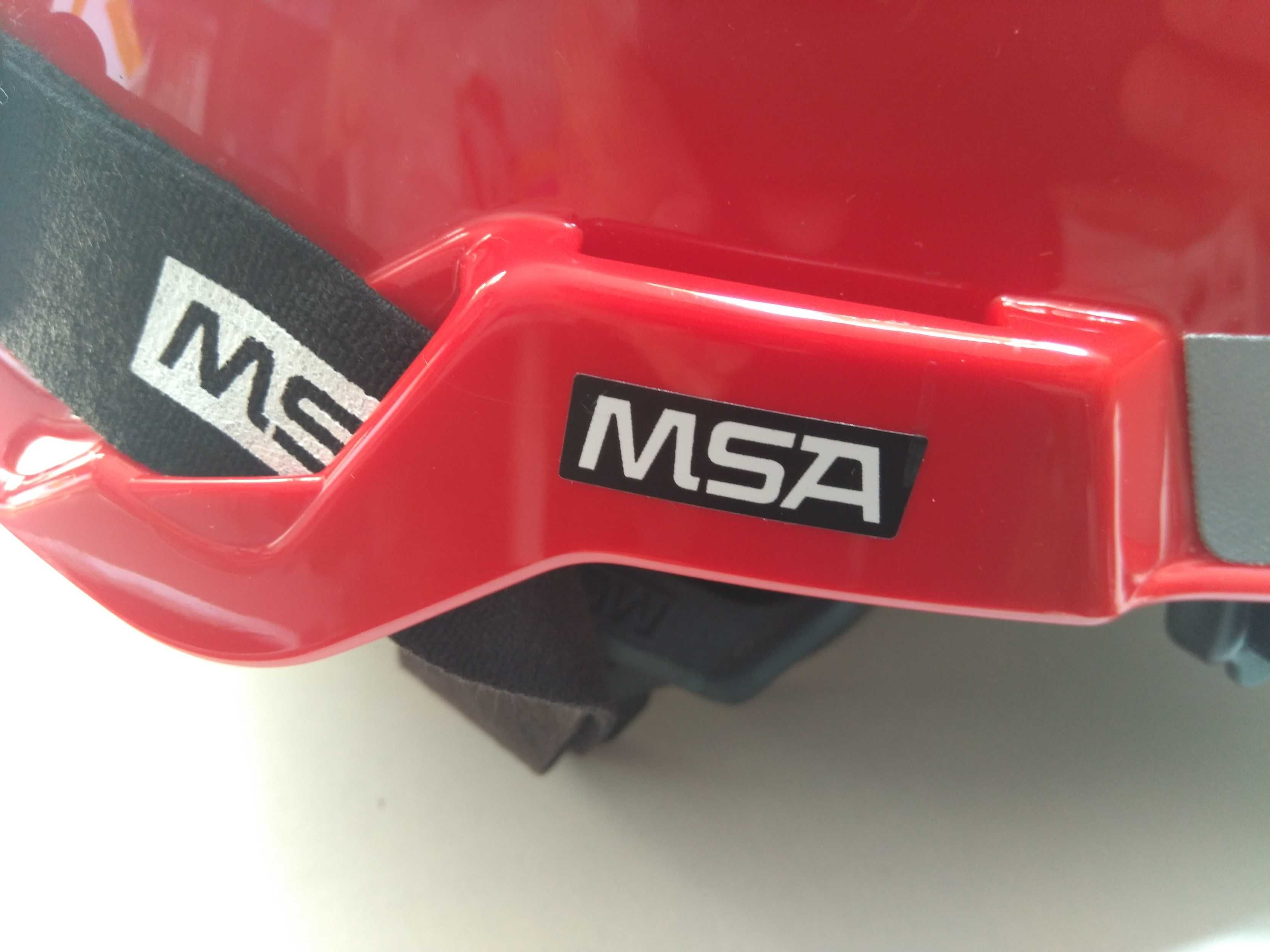 Capacete MSA F2 X-TREM com óculos. Bombeiro, incêndios florestais