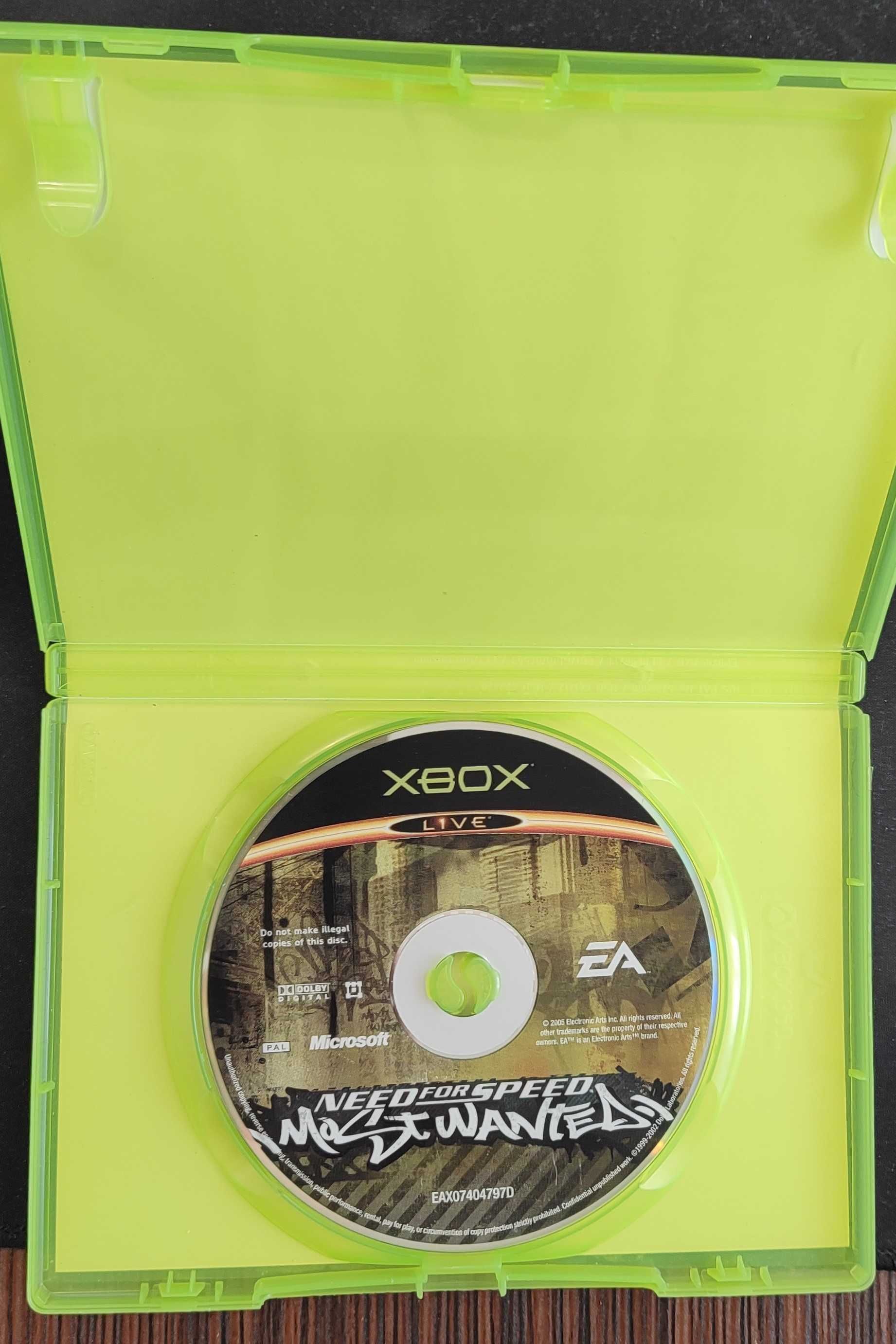 Need For Speed Most Wanted na konsole xbox classic