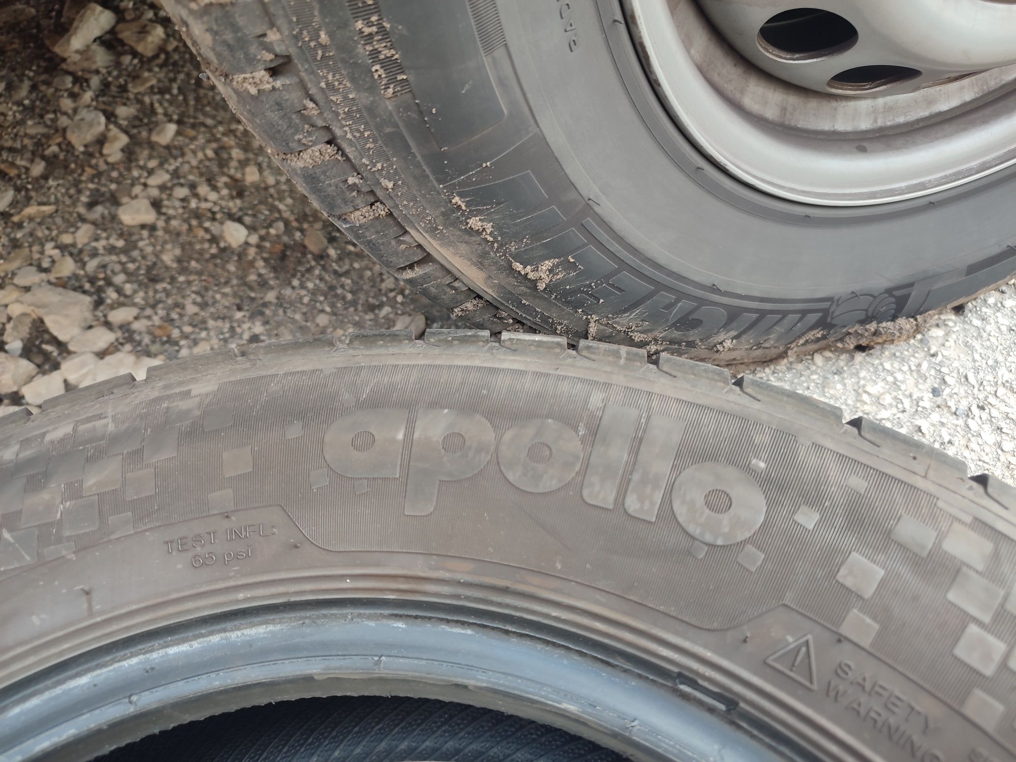 Dwie opony Apollo Altrust 195/70/15C 104/102R