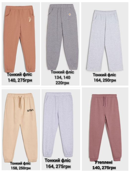 Утеплені спортивні штани джогери sinsay на флісі