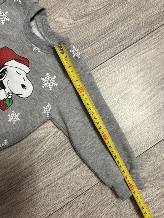 Світшот дитячий новорічний на флісі 1-2 роки