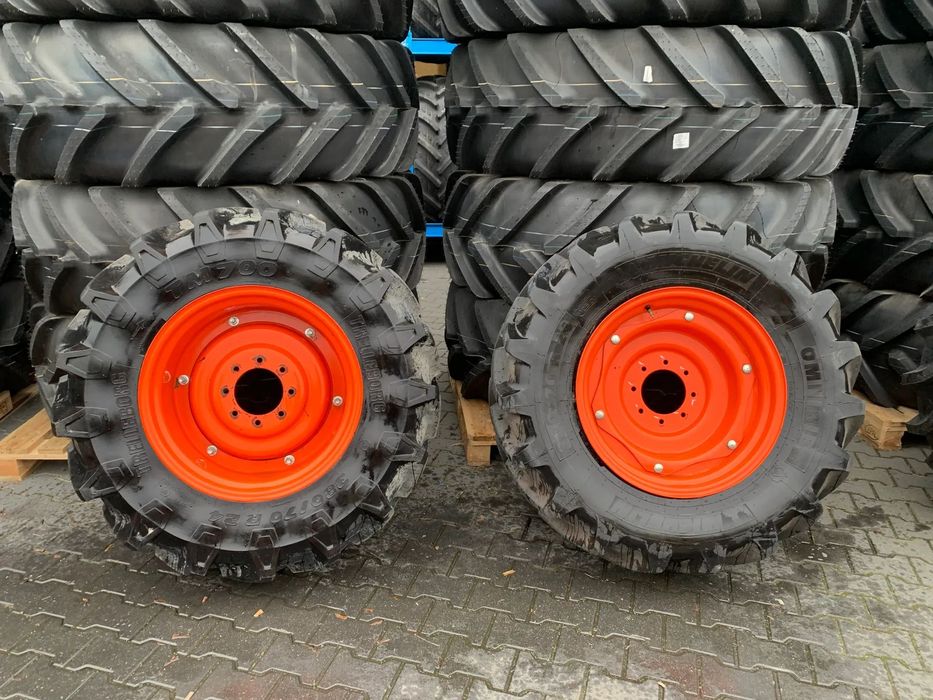 FV 23% Opona 380-70-24 MICHELIN OMNIBIB Opona + Felga Kubota Koła