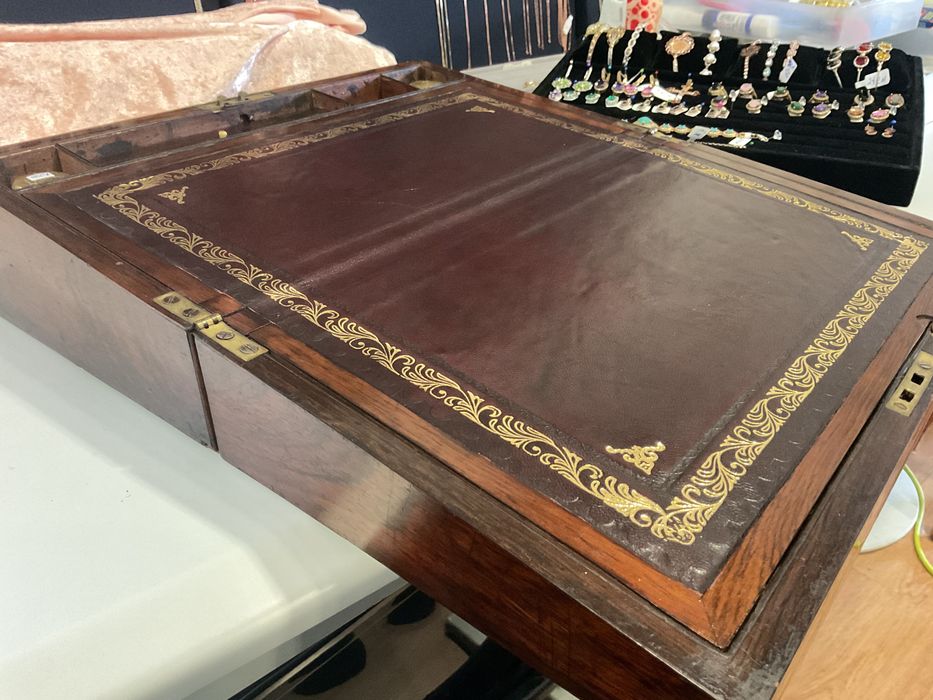 Caixa escritório inglês com 41x24x13 cm