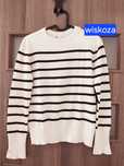 Sweter, paski, wiskoza