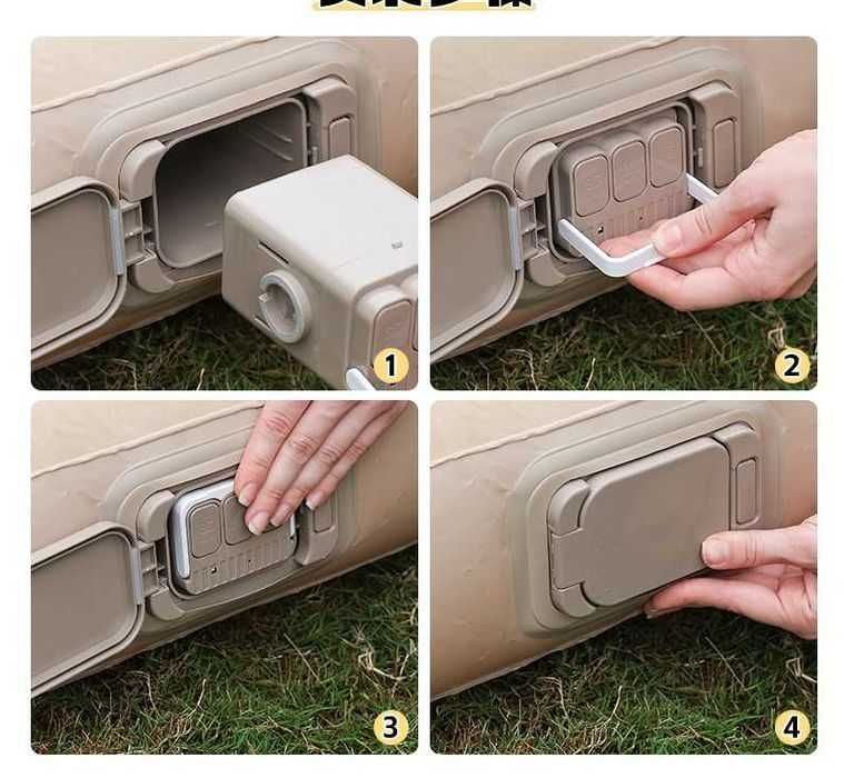 Надувная двуспальная кровать/Ліжко. Матрас/Ламзак для туризма. Насоc