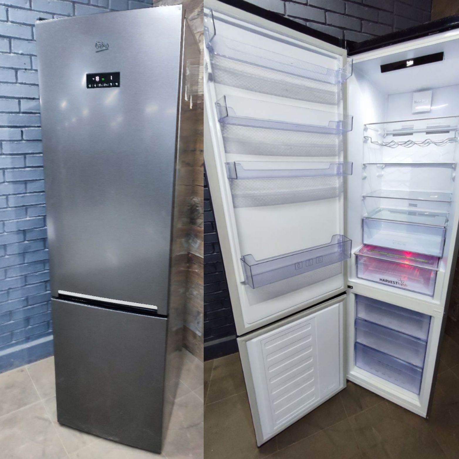 Холодильник BEKO RCNA406E35ZXBR / найбільший вибір техніки Б/У в Києв