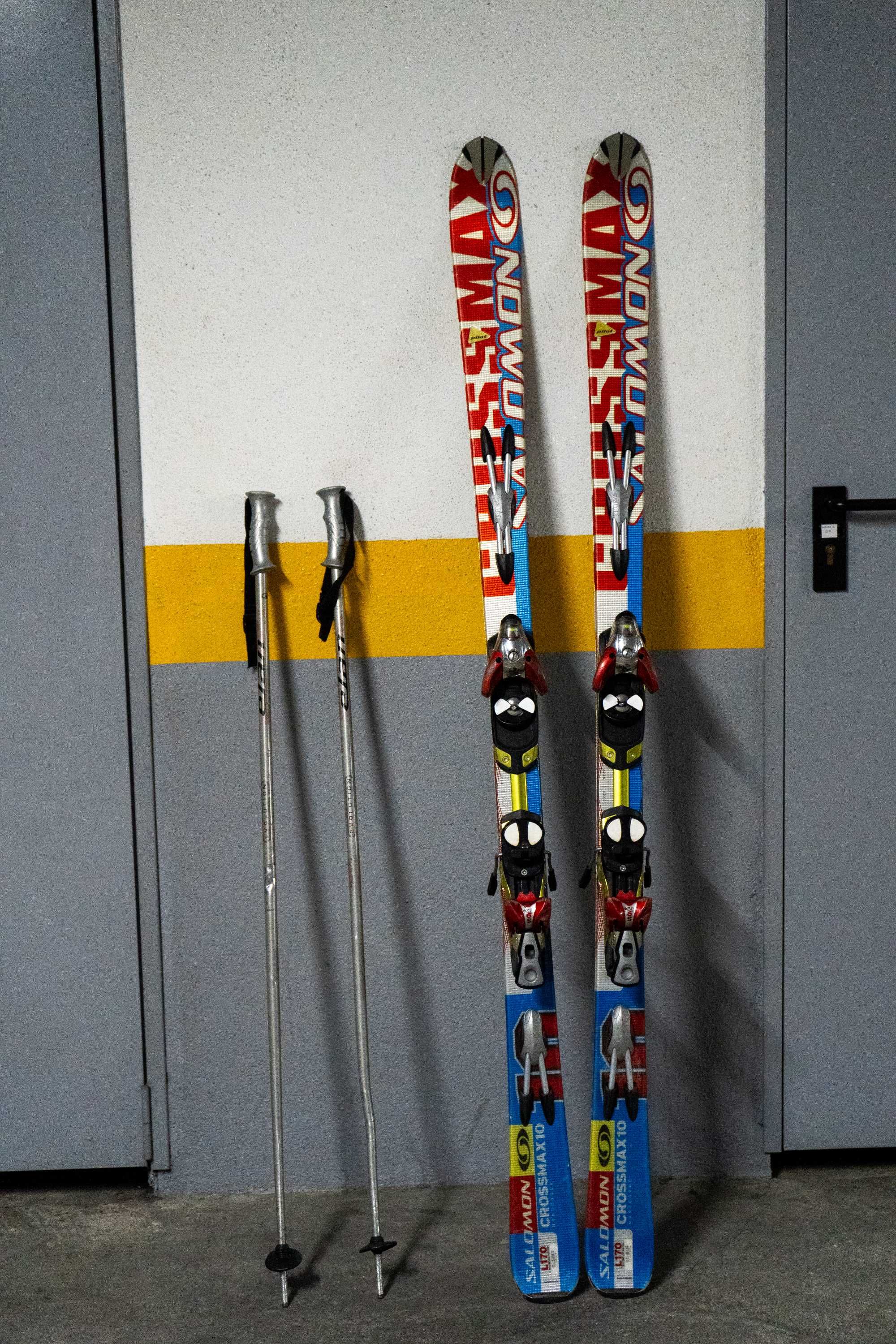 Skis Salomon Crossmax 10 com 1.70m
