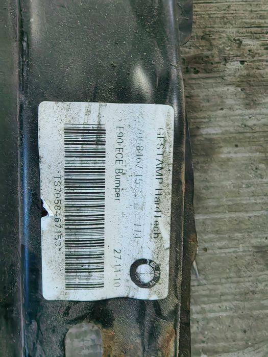 Reforço de parachoques traseiro bmw e90