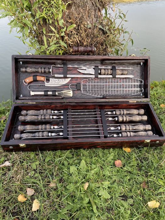 Набір шампурів КАРПАТЬСЬКИЙ подарунок чоловіку