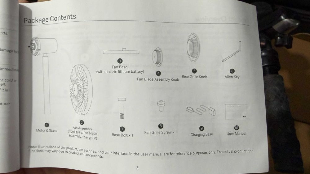 Wentylator Bezprzewodowy Xiaomi Mi Smart Standing Fan Pro Biały