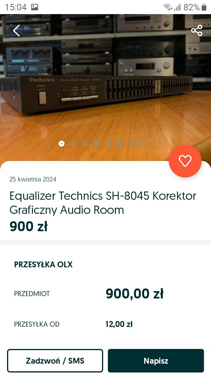 Technics korektor graficzny sh-8045