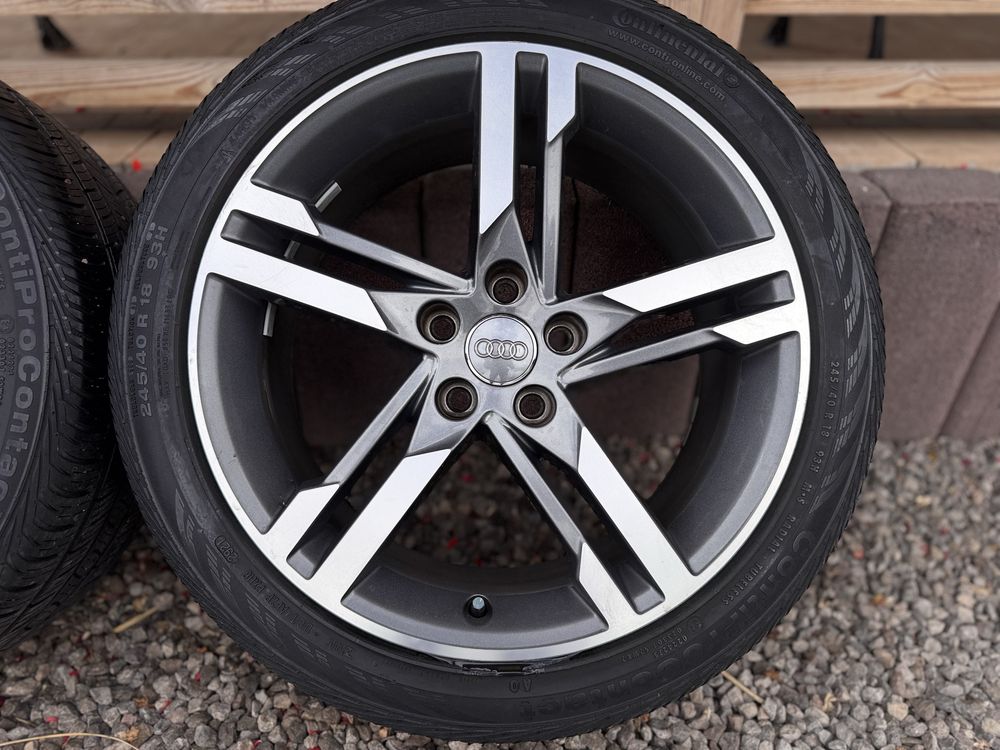 Felgi Koła 18 5x112 Oryginał Audi A4 B9 B8 A5 Skoda Cupra Seat Opony