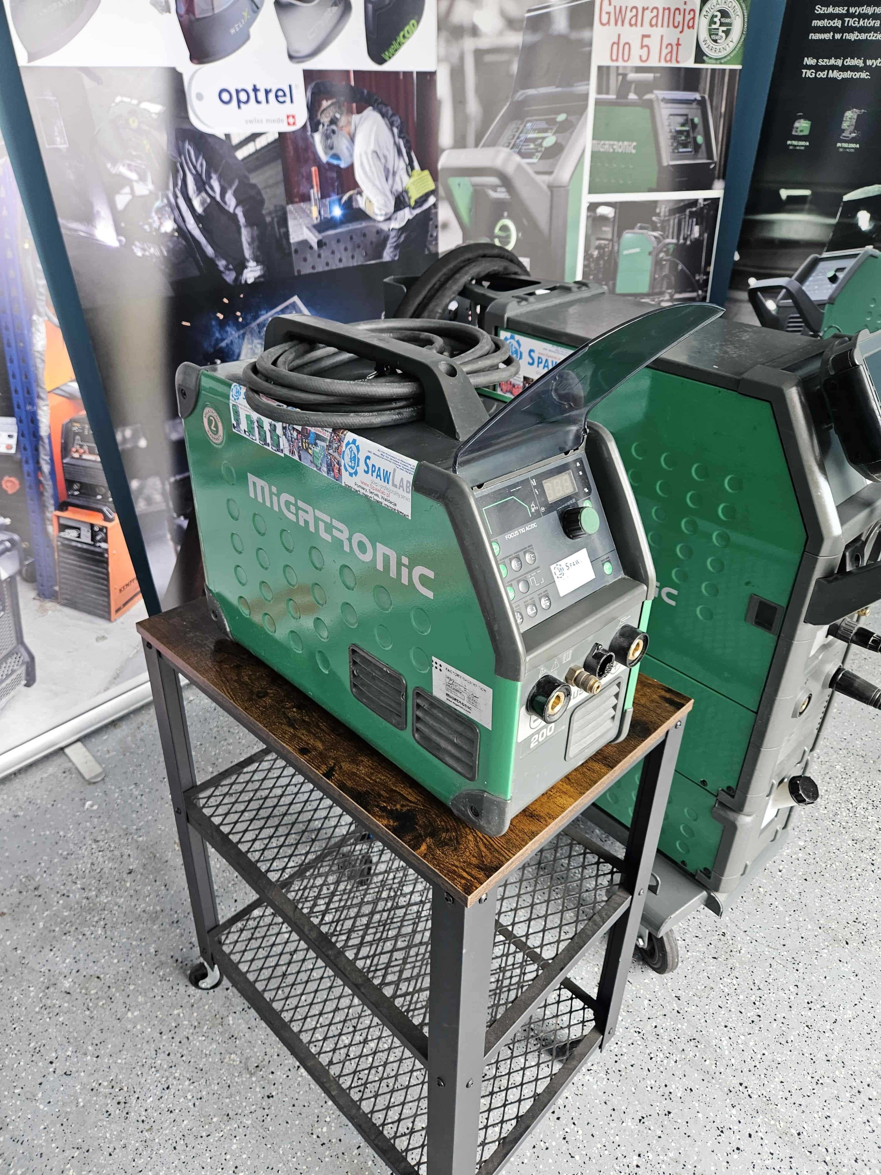Spawarka Migatronic Focus TIG 200 AC/DC PFC! Puls 230V Jak Nowa! Serwi