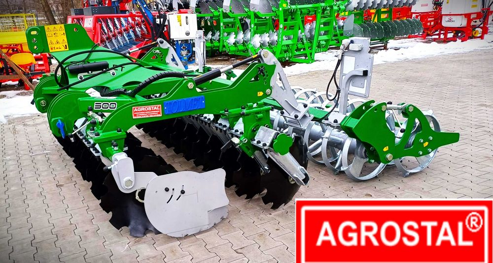 Brona talerzowa z wałem ASTAT TOLMET talerzówka HIT agregat AGROSTAL