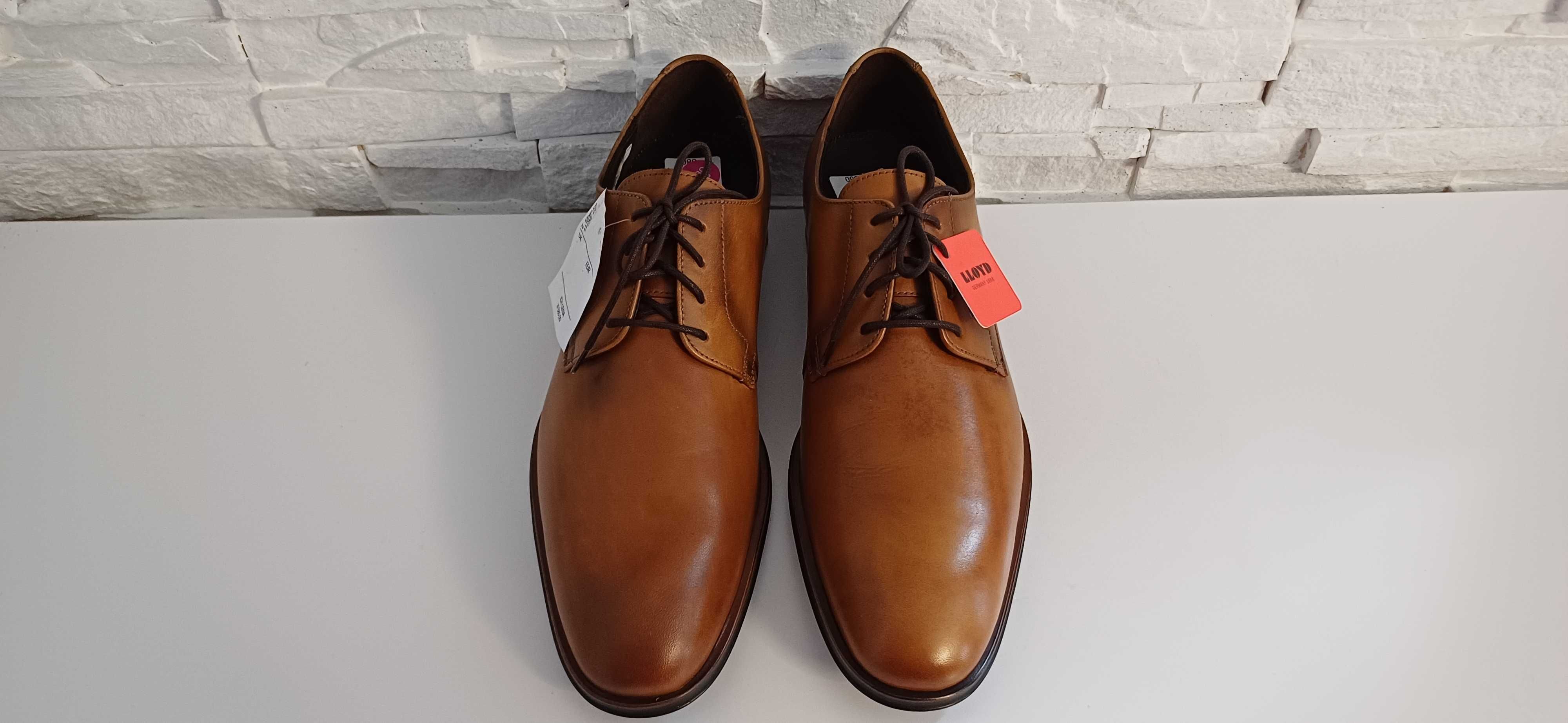 Buty wizytowe LLOYD roz.44,5 Uk.10,5 wkł.30 cm.