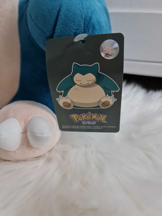 Pokemon Snorlax pluszak 25 x 30 cm