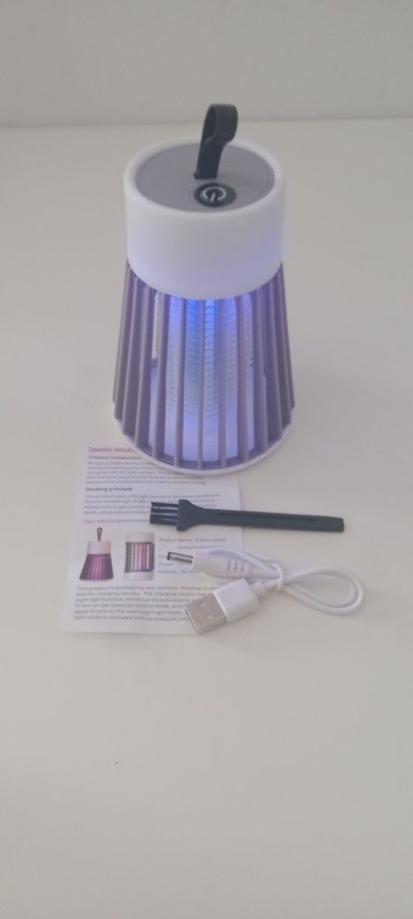 Lampa  UV owadobójcza na KOMARY MUCHY usb