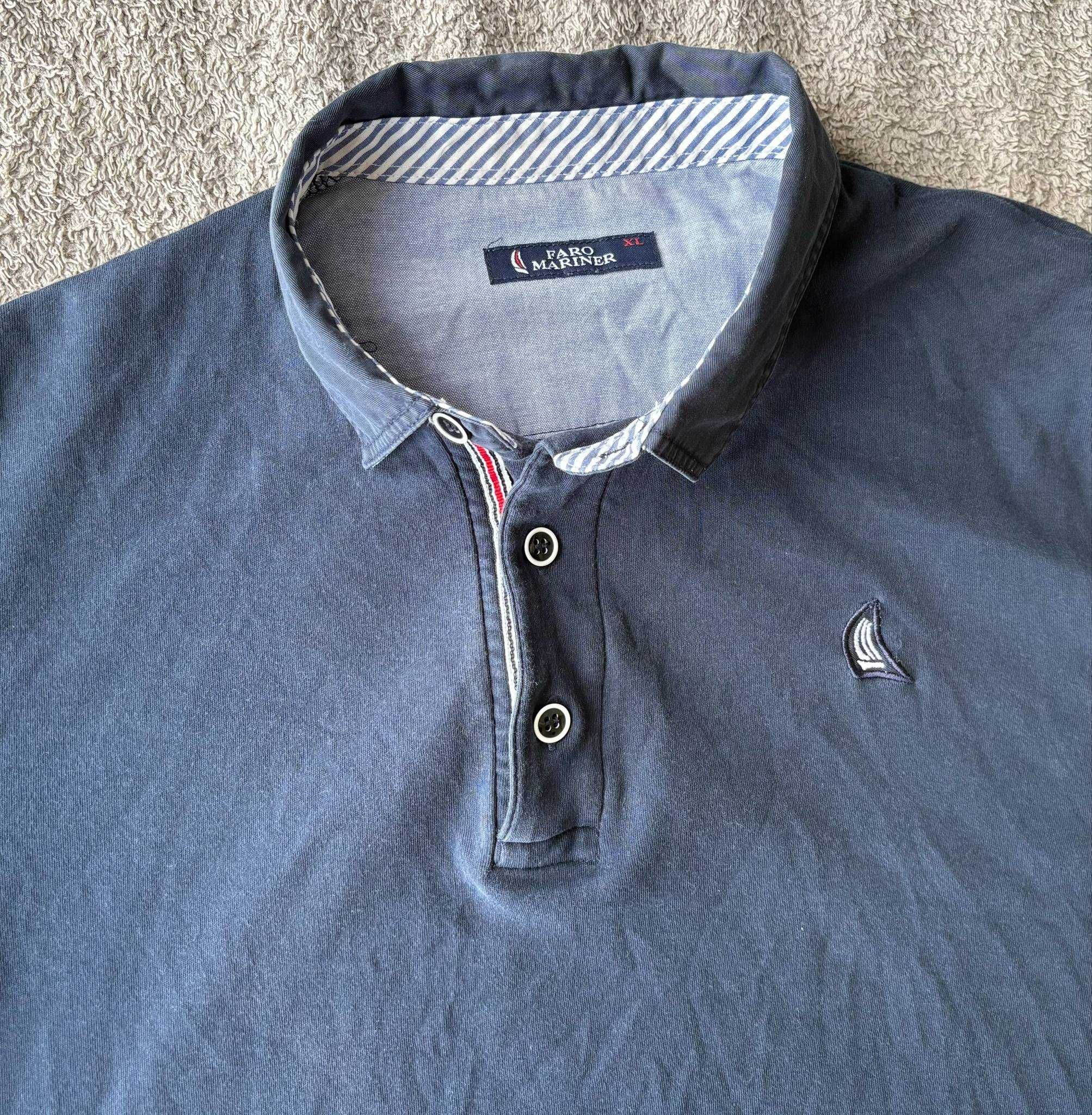 Męska stylowa koszulka polo Faro Mariner XL / jak nowa
