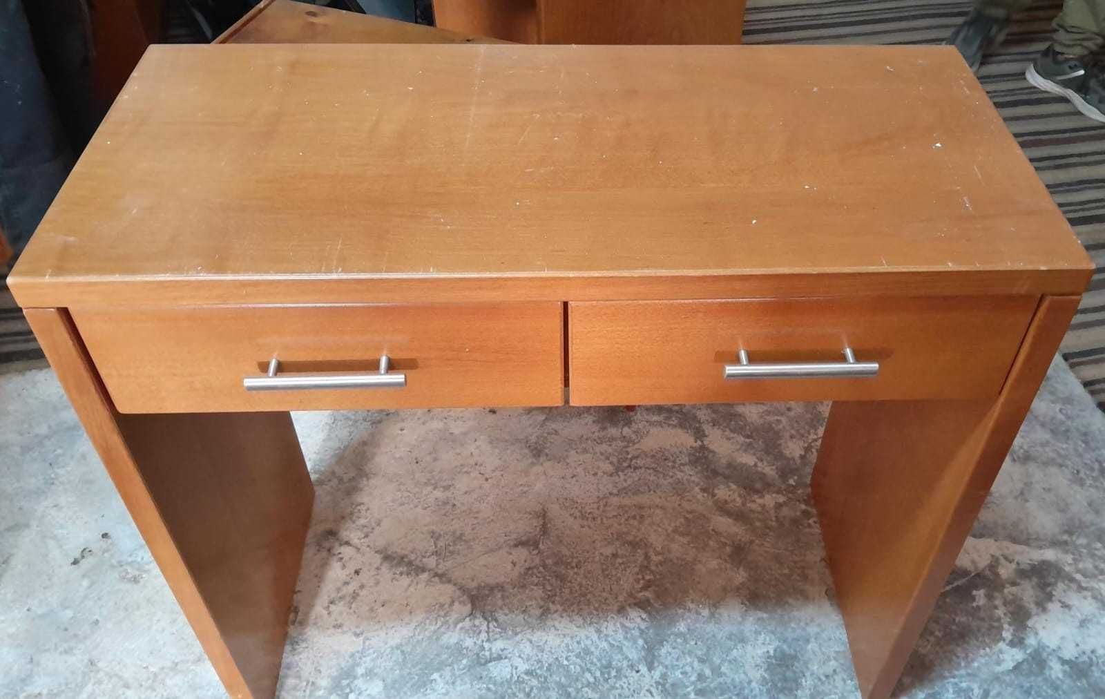 Small Wooden Room Tables with Drawers – 2 Compartments