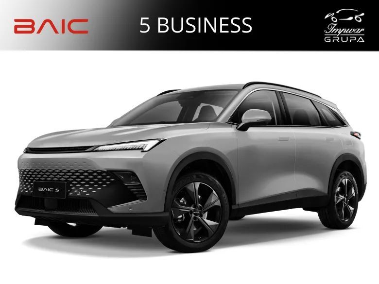 BAIC 5 Automat / El. Klapa / Kamera Cofania / Szyberdach / Skóra / Full Led