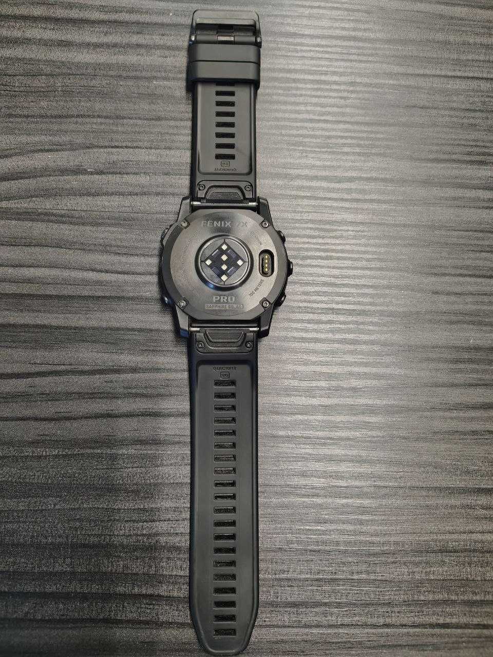 Garmin Fenix 7X Pro Sapphire Solar Carbon G. DLC Tit. with Black Band