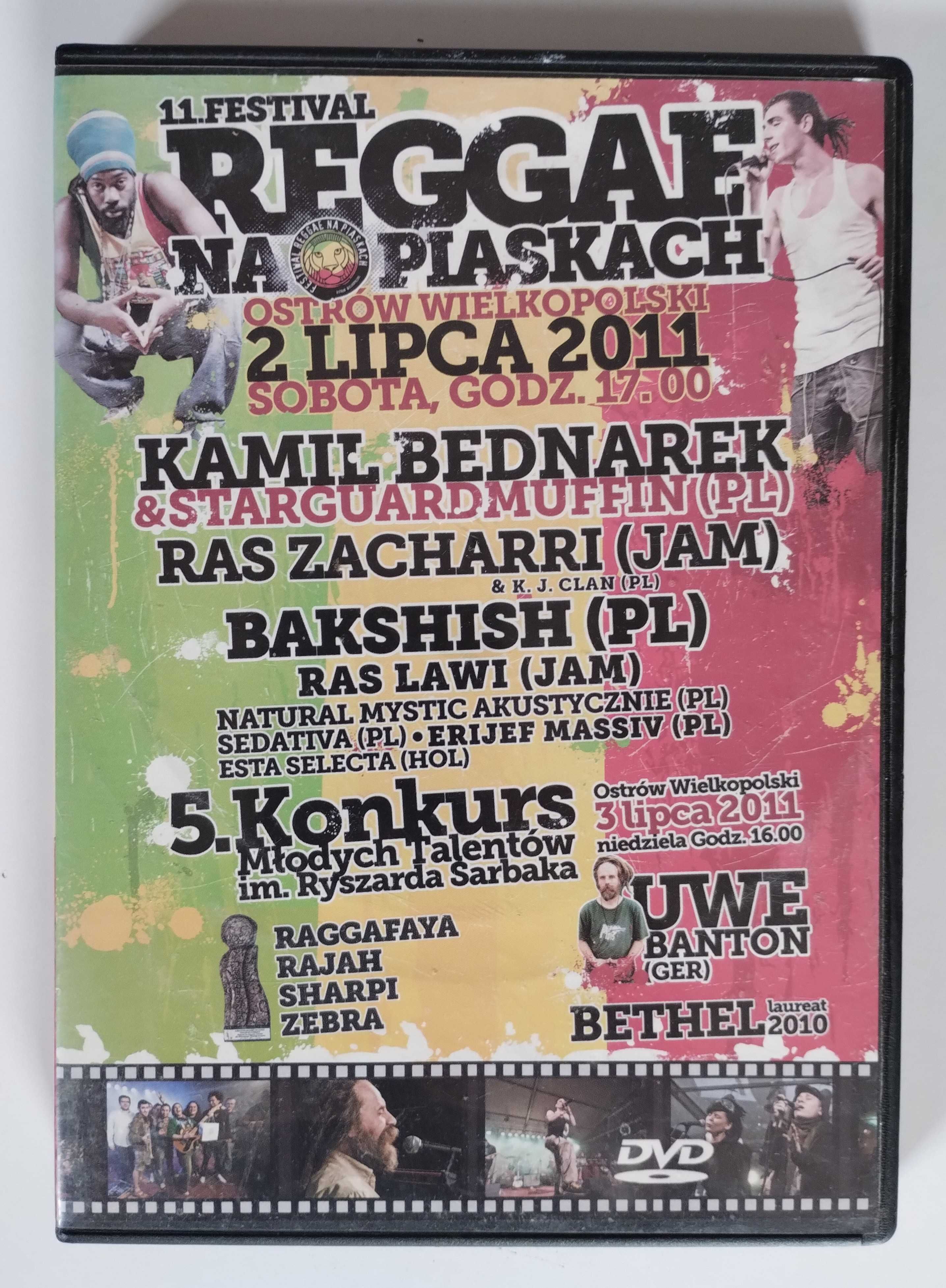 Reggae Na Piaskach 2011  DVD Bakshish, Raggafaya, Bednarek, Bethel