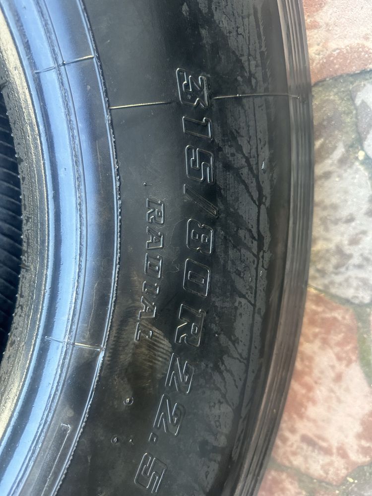 Шини 315/80 R22.5 Bridgestone R249