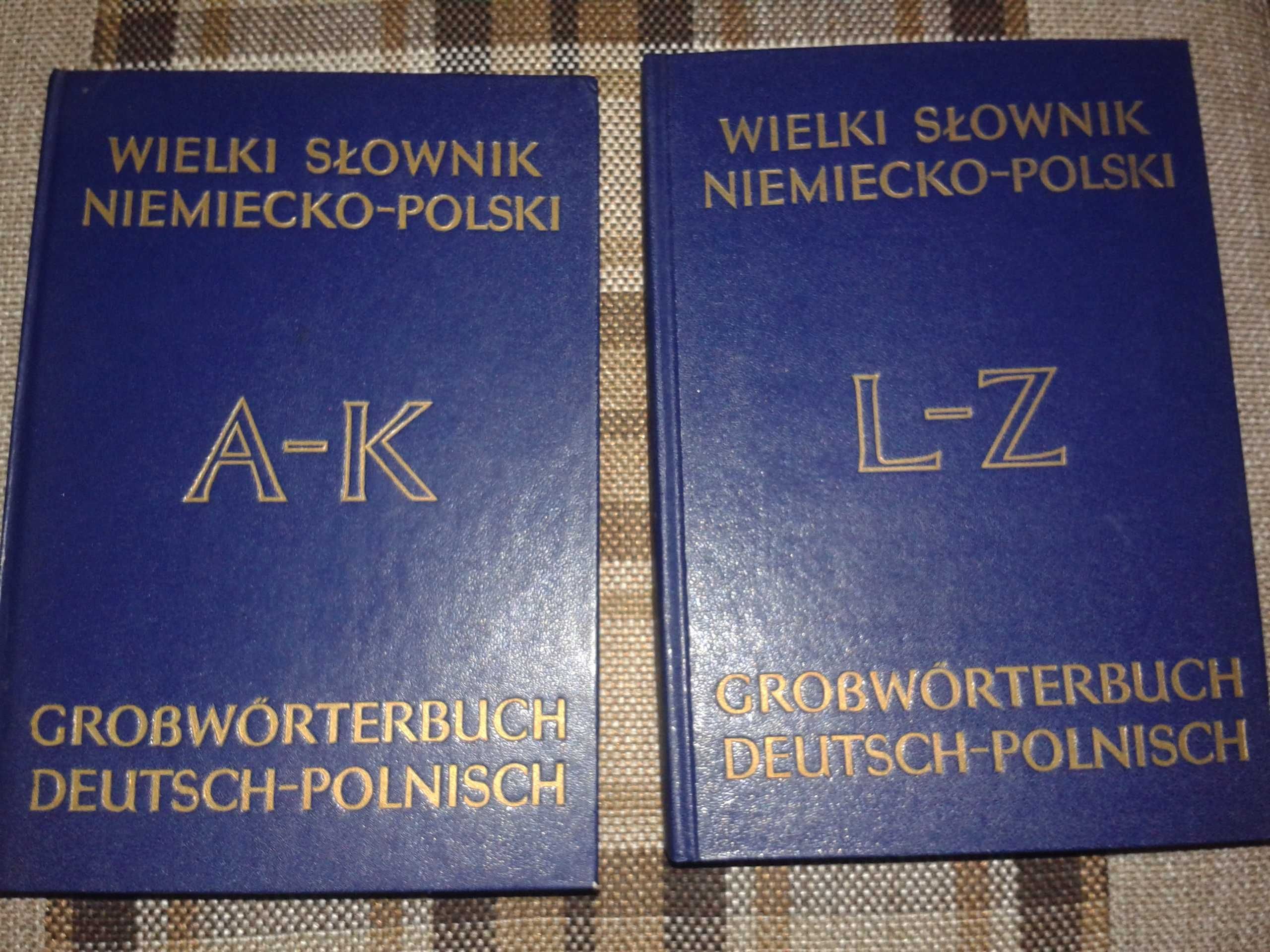 wielki słownik niemiecko-polski 2 tomy