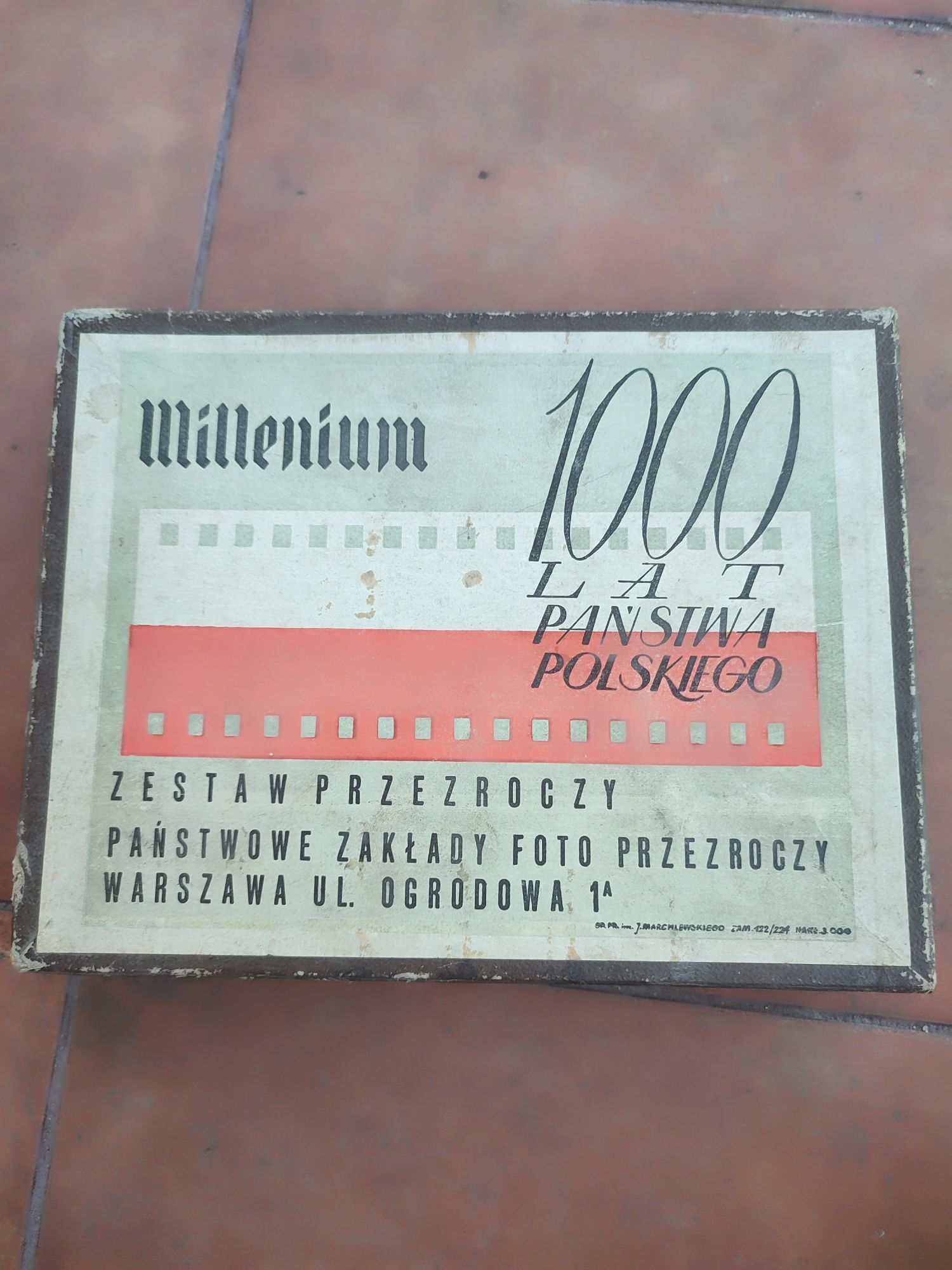 1000 lat państwa polskiego zestaw przeźroczy seria 1 i 2