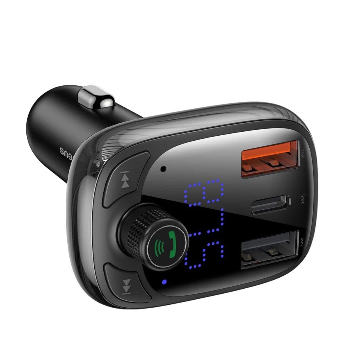 Автомобільне Зарядне FM Модулятор Baseus S-13 QC4.0