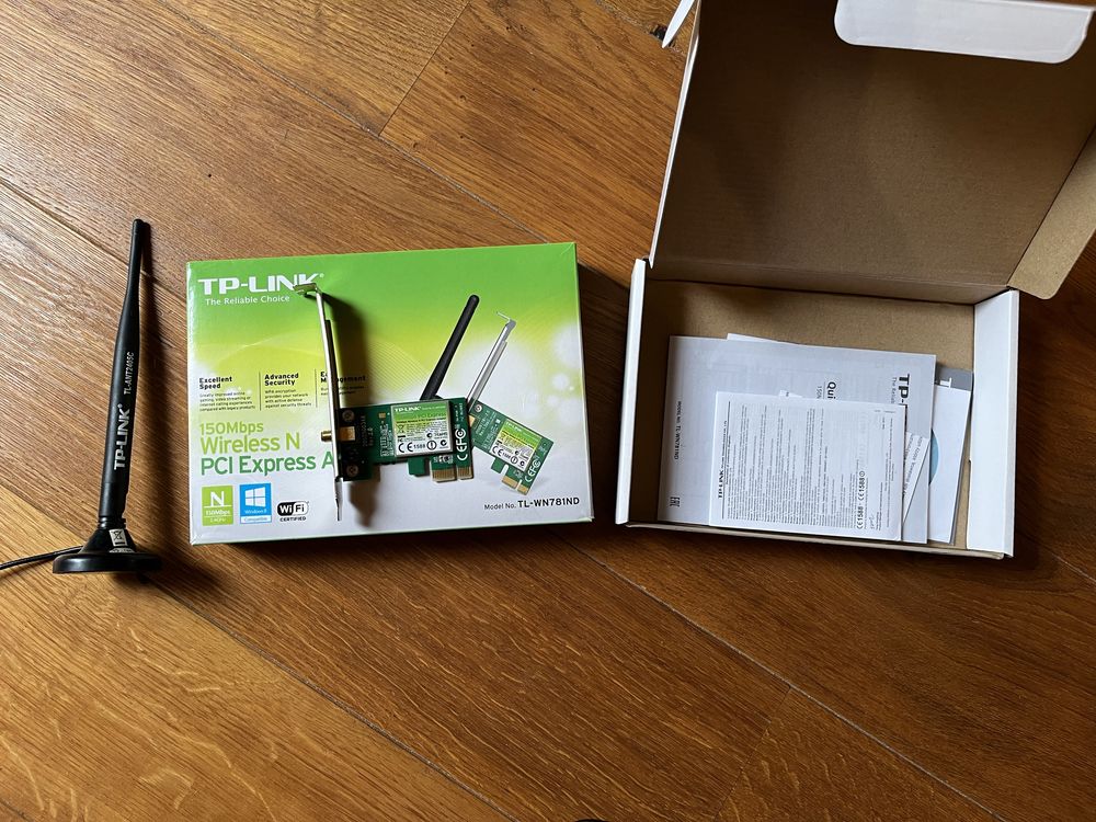 Karta sieciowa TP-LINK TL-WN781ND + Antena TP-LINK TL-ANT2405C