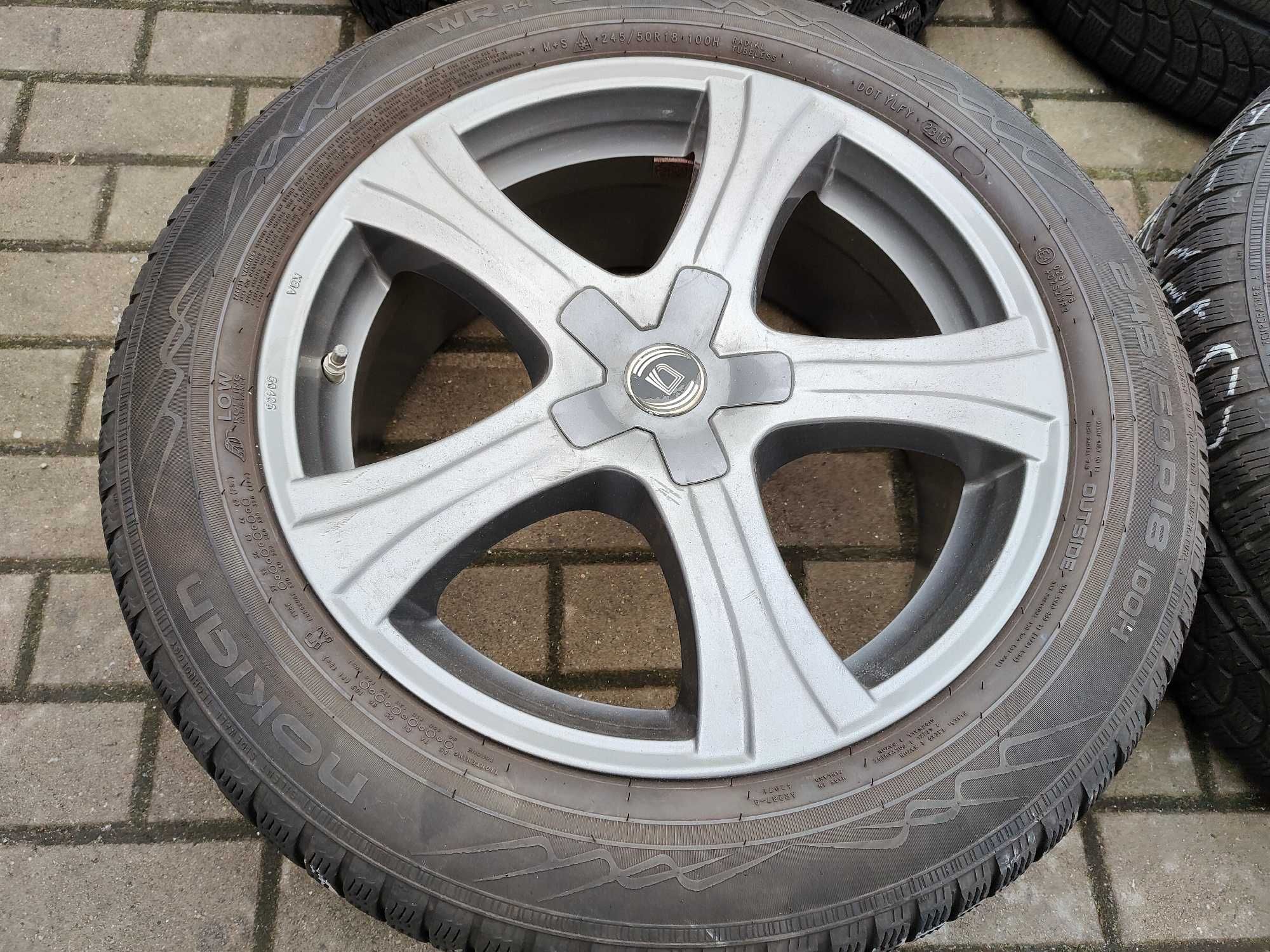 Koła Zimowe VW MERCEDES AUDI 245/50/18 Nokian