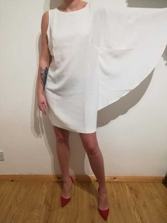 Elegancka nowa biała sukienka By Very