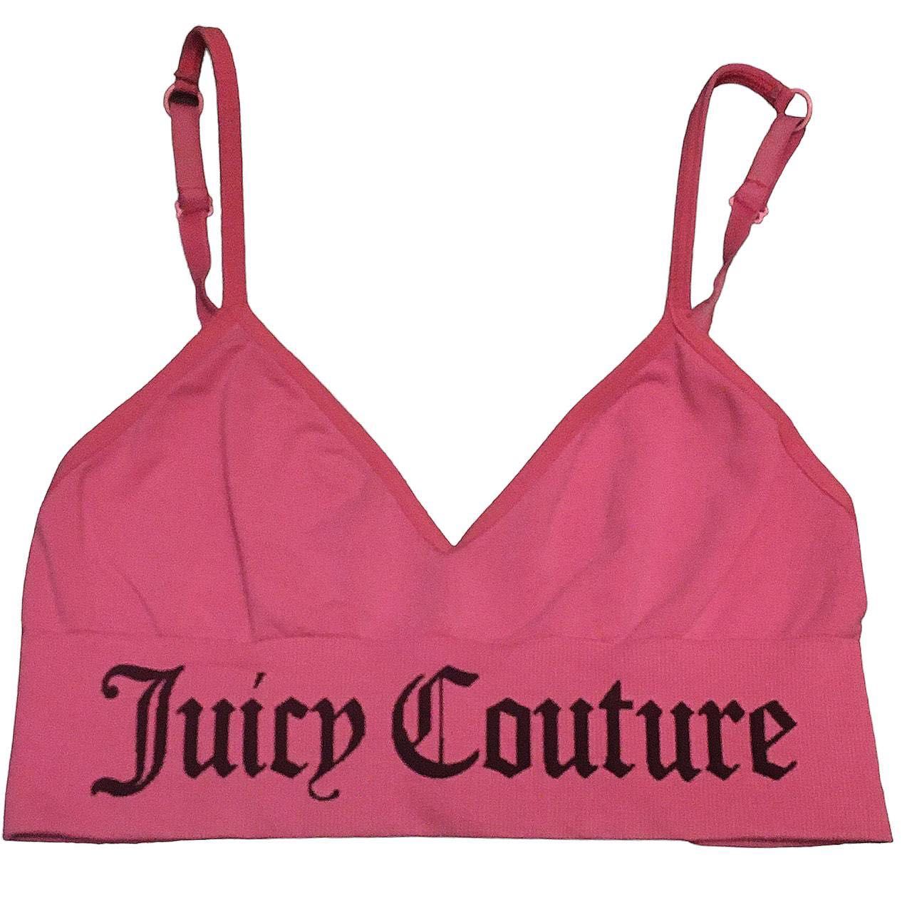 Juicy Couture Джуси Кутюр вінтажний рожевий бюстгальтер бра спортивний