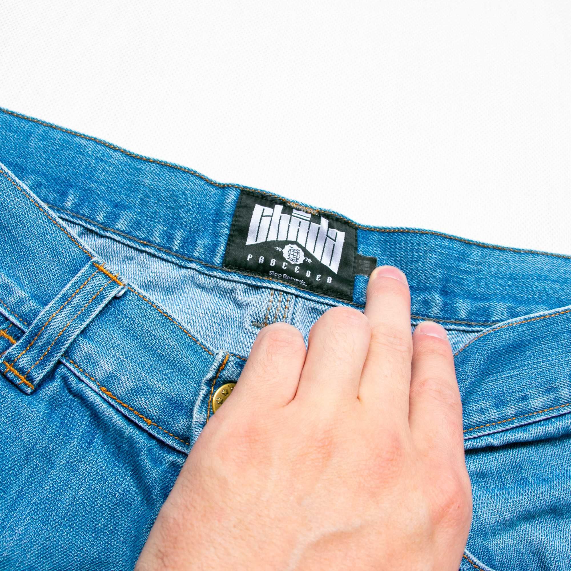 Chada Proceder shorty jeansowe M/34us hip hop