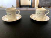 Par de chávenas de café SPAL