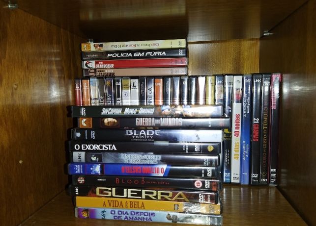 Filmes em DVD, alguns raros, embalados, edições especiais