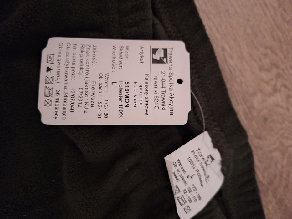 Zestaw militarii Koszulka zimowa plus kalesony 517/MON