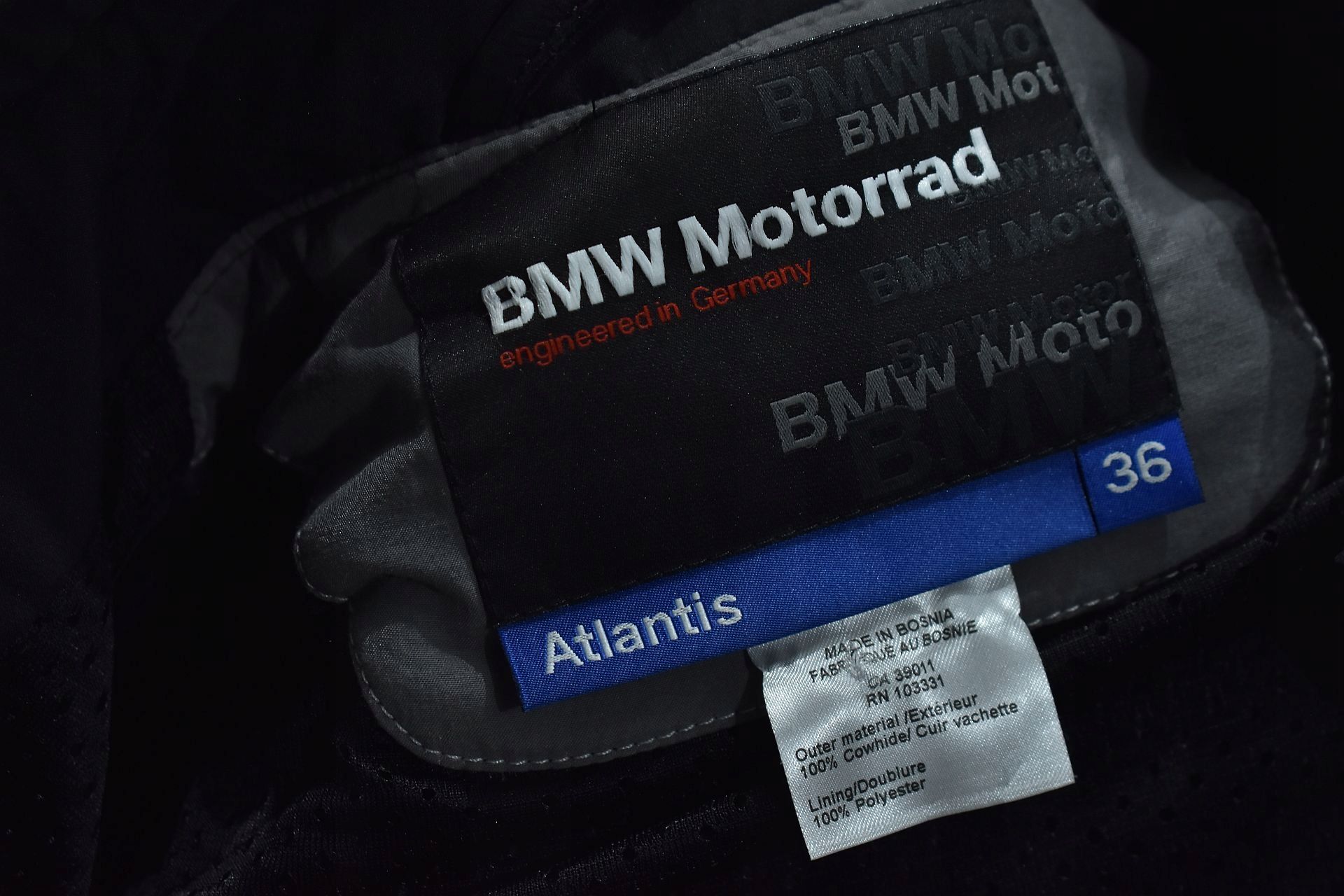BMW MOTORRAD Atlatnis Skórzana Kurtka Motocyklowa Damska 36