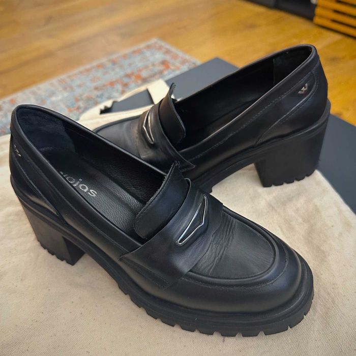 Wojas mokasyny czarne 37 — jak nowe