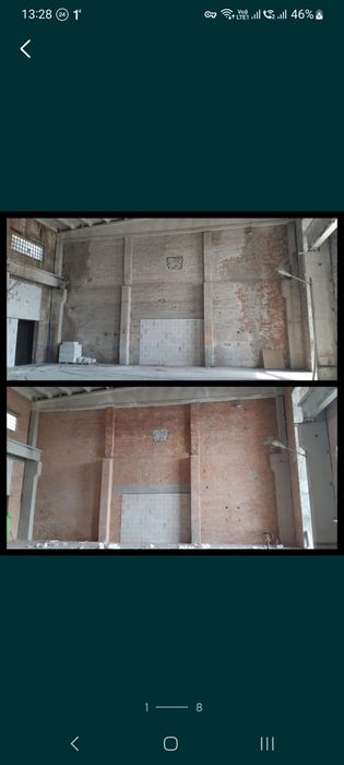 Очистка стен потолков, пескоструй на выезд