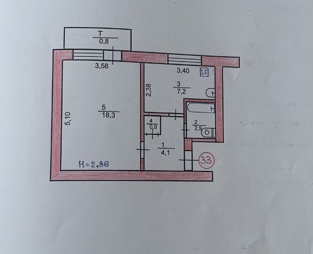 Однушка чешка 44 квартал