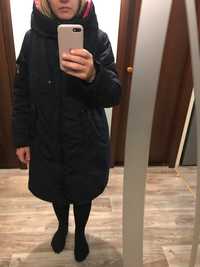 Продам женскую зимнюю куртку фабричный Китай синяя