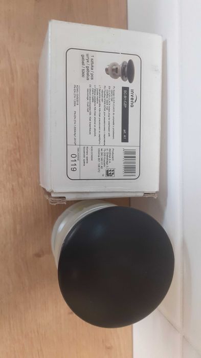 korek klik-klak INVENA SC-B1-CZP CZARNY