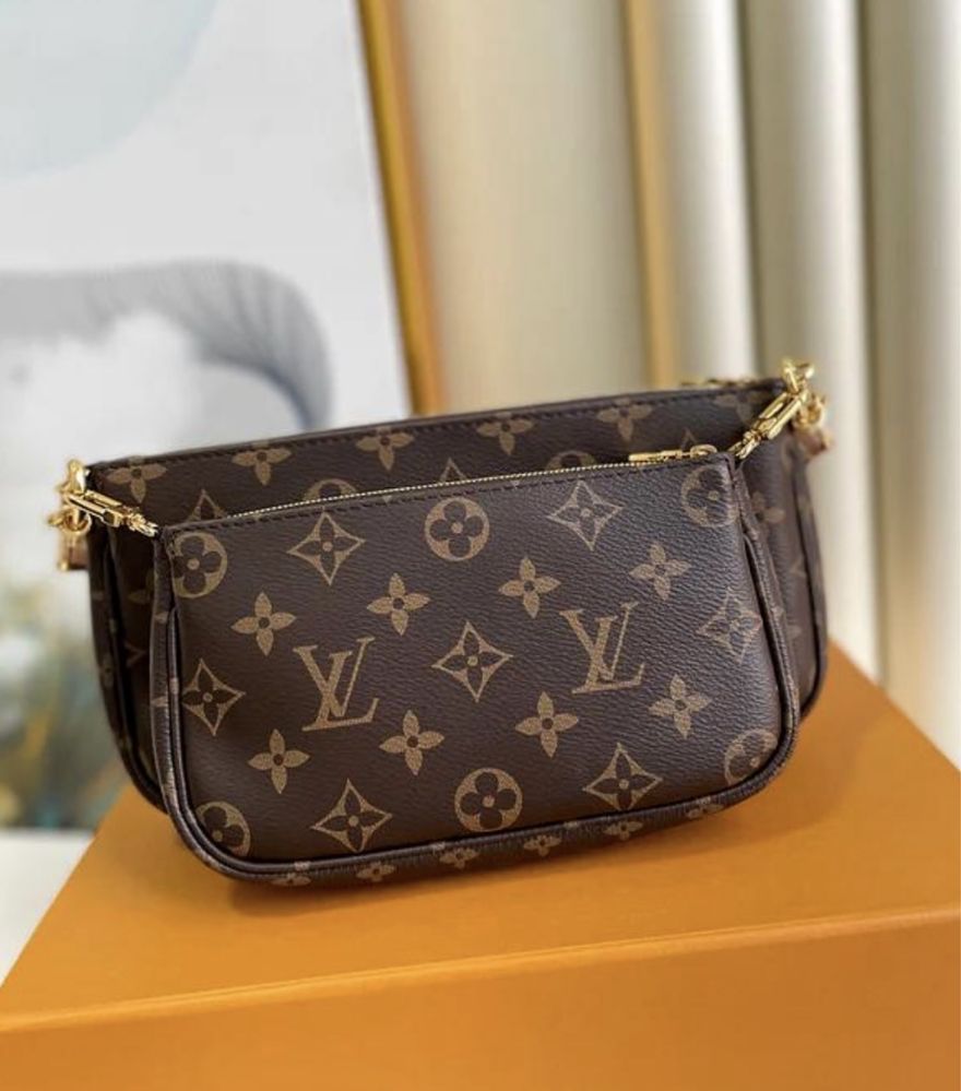 Torebka listonoszka Louis Vuitton Multi Pochette 3w1 monogram khaki