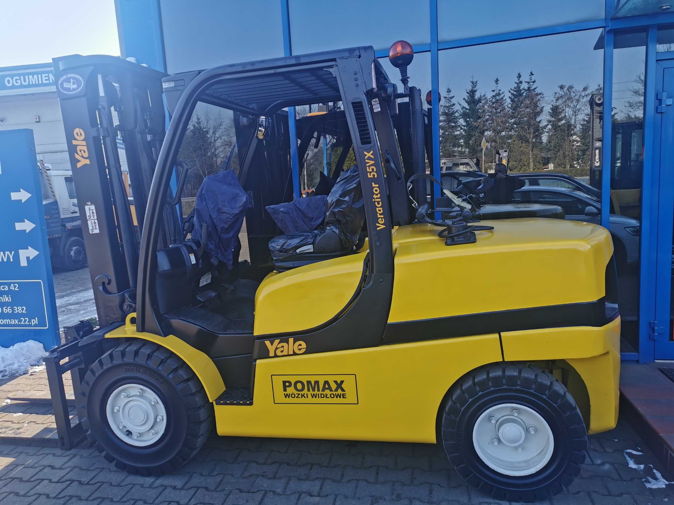 wynajem wózków widłowych 1.5T - 10T z operatorem Wielkopolska POMAX