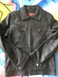 Кожаная куртка пиджак мужской 46 рр
